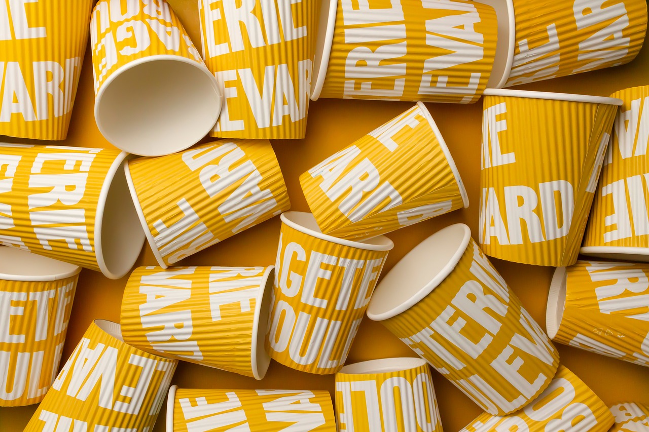 yellow cups, paper cups, eco-friendly cups-6576738.jpg